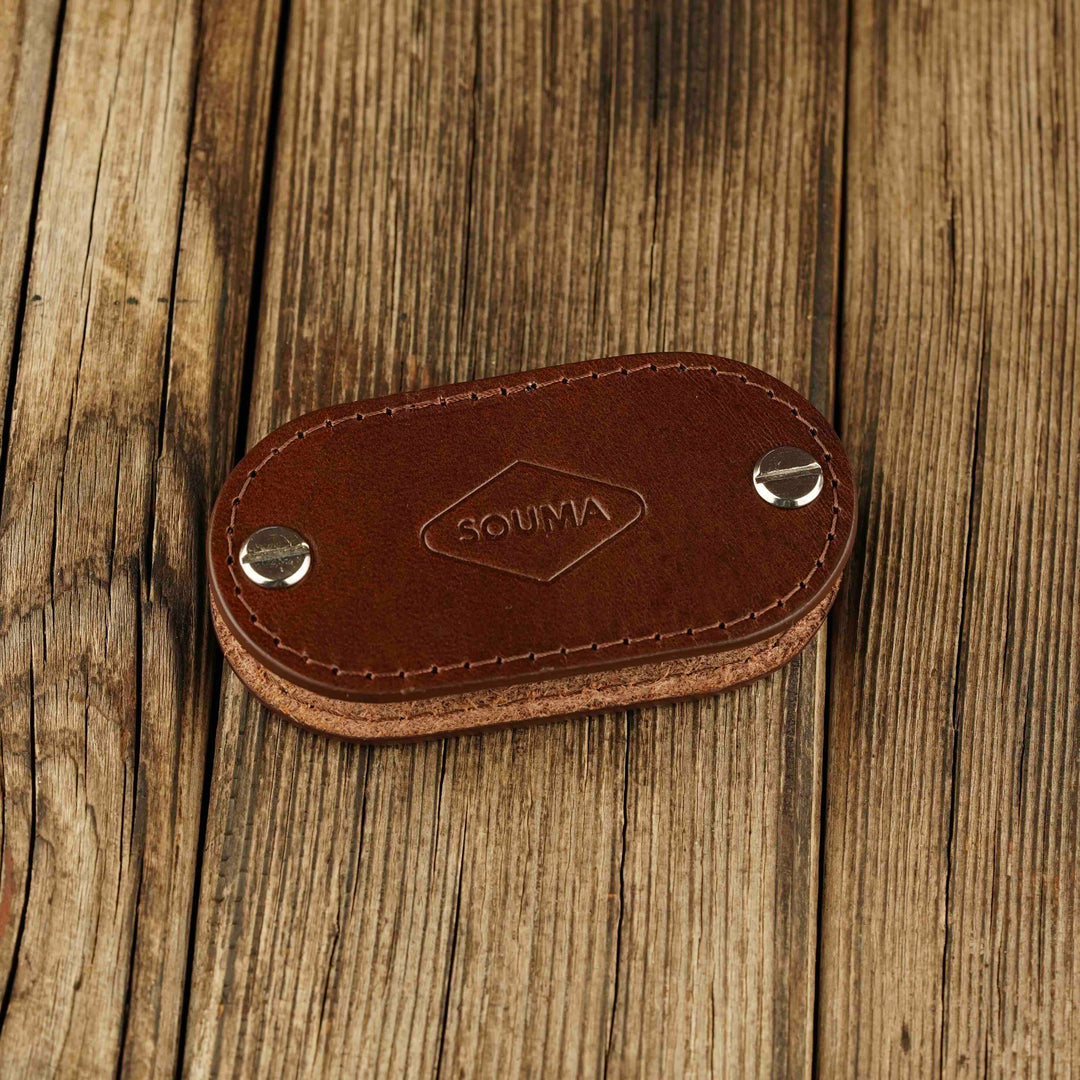 Apple AirTag Leather Key Organizer - Smart Key Storage with Airtag Pocket - Keychains - Souma Leather
