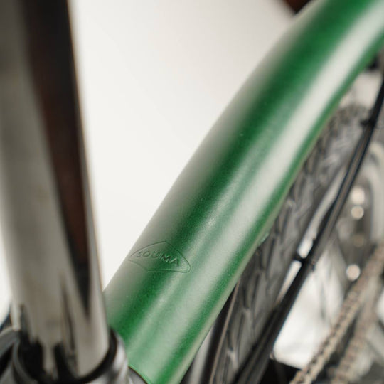Celorámová sada kožených chráničů na kolo Brompton - suchý zip 