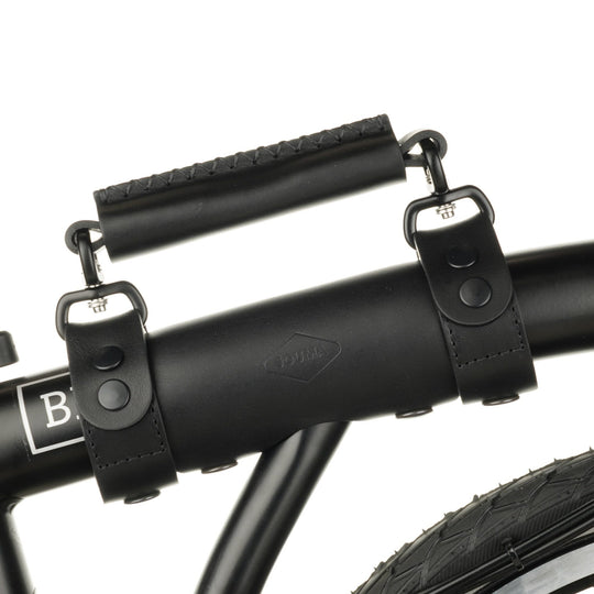 Heavy Duty Leather Carry Handle for Brompton Bicycle - Brompton accessories - Souma Leather
