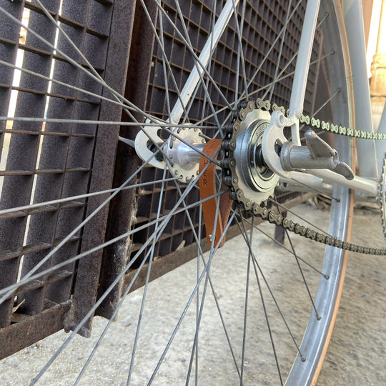 honey hub shiner on a classic bike
