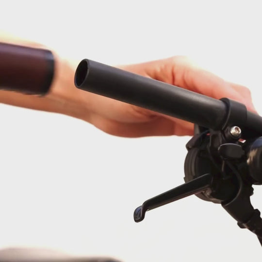 Kožené gripy na kolo Brompton 