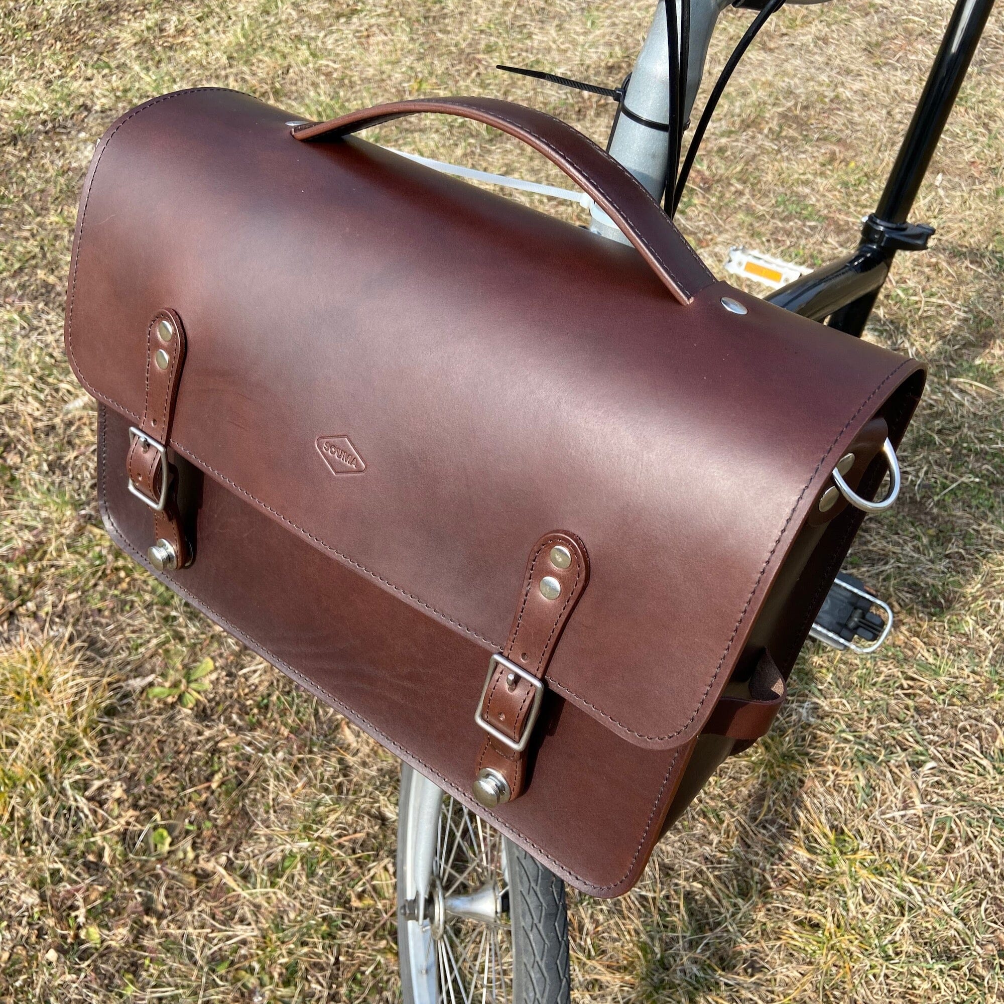Leather Camera Bag for Brompton - Brompton bags - Souma Leather