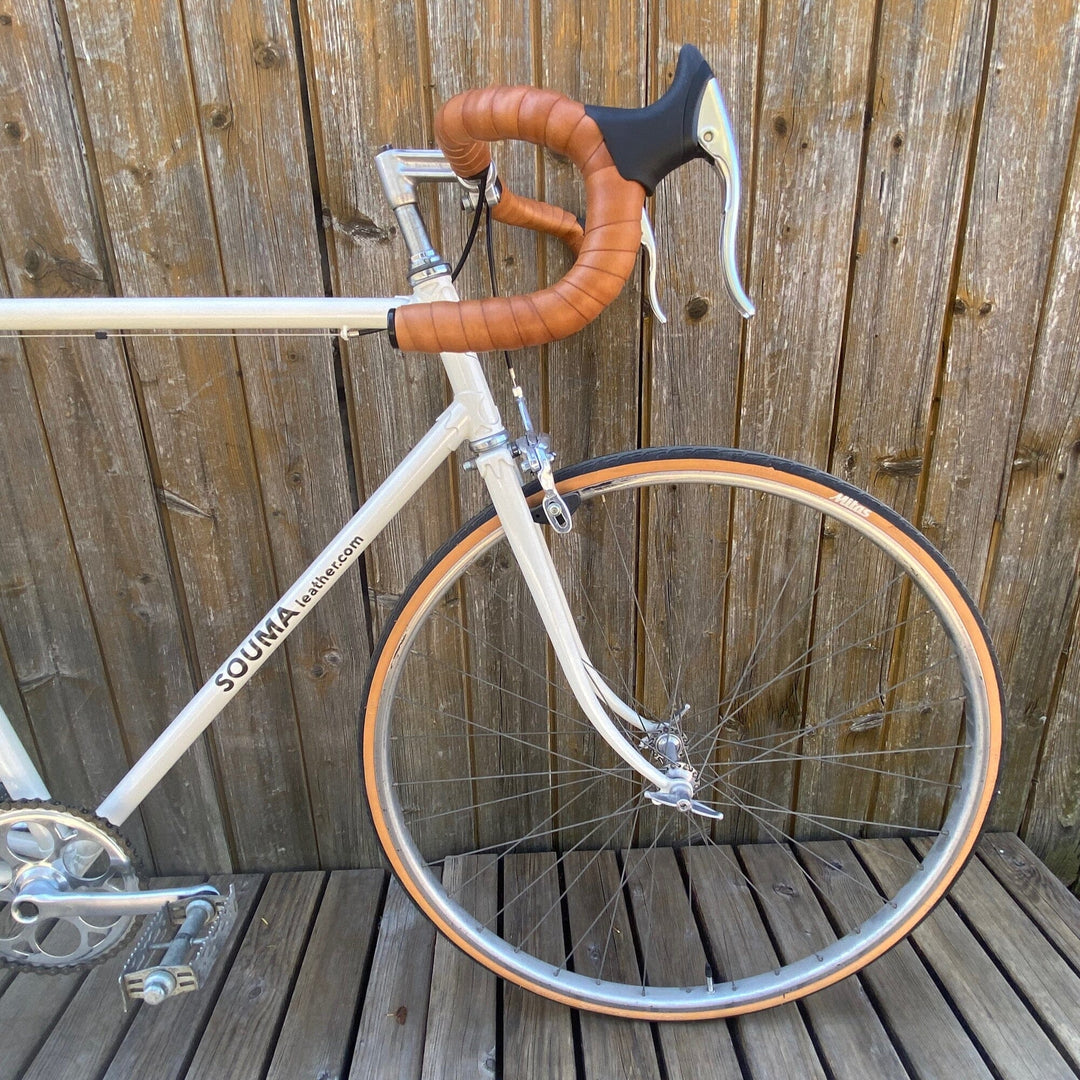 Bicycle Leather Handlebar Tape - Leather Bicycle Accessory - Souma Leather