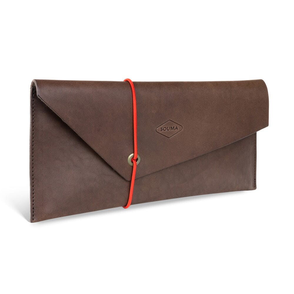 Women's leather clutch - Jose Souma Leather Brown 