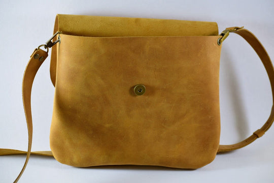 Simple Satchel "TOPAZ" Souma Leather 